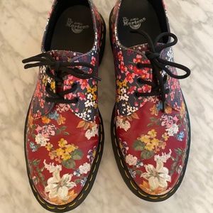 Floral Doc Marten Oxfords